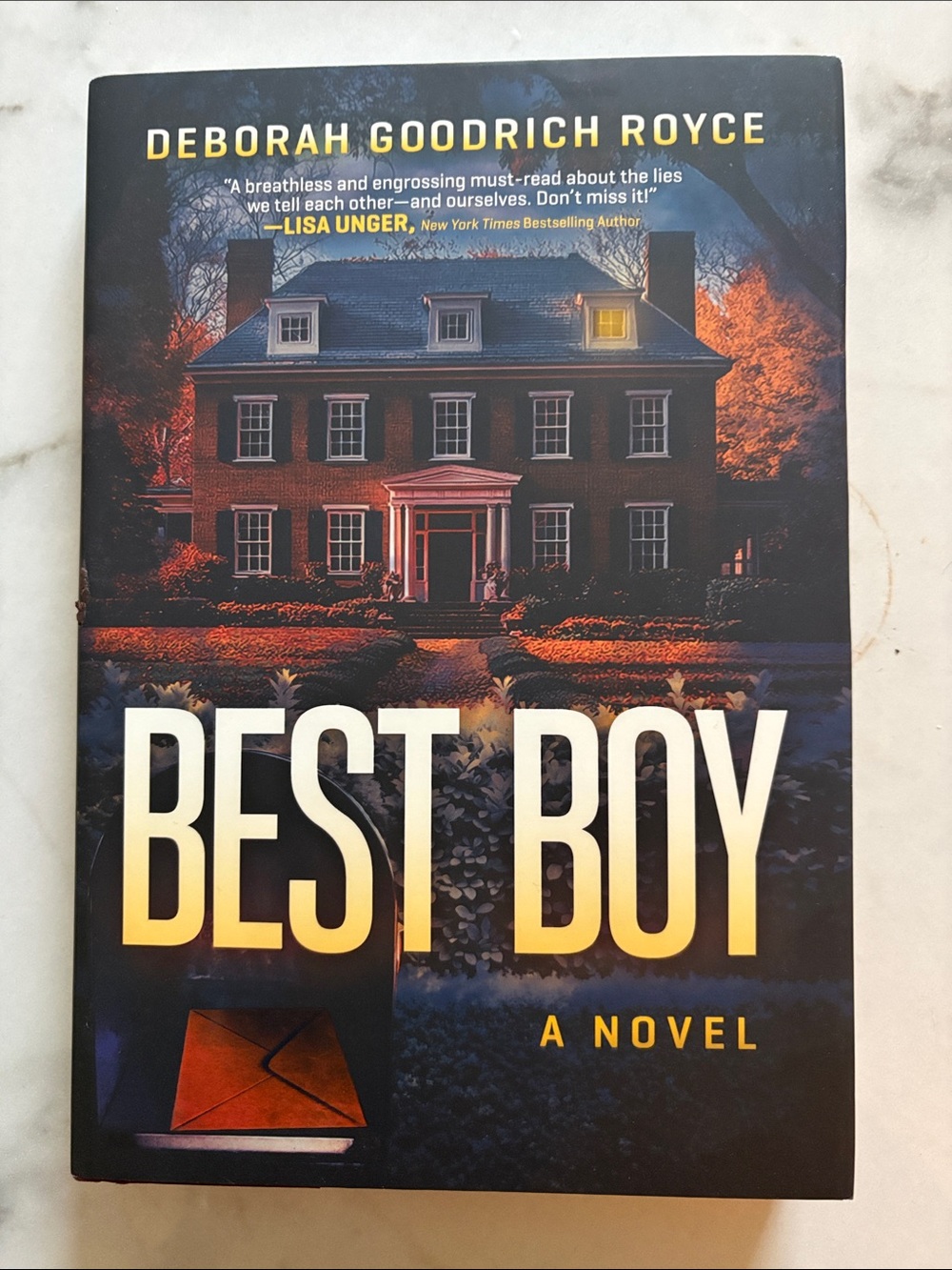 Best Boy - Navy/Orange Hardcover Novel by
